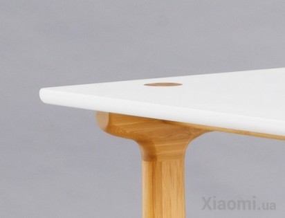 Столик Zen`s Bamboo Multifunctional Sofa Table White